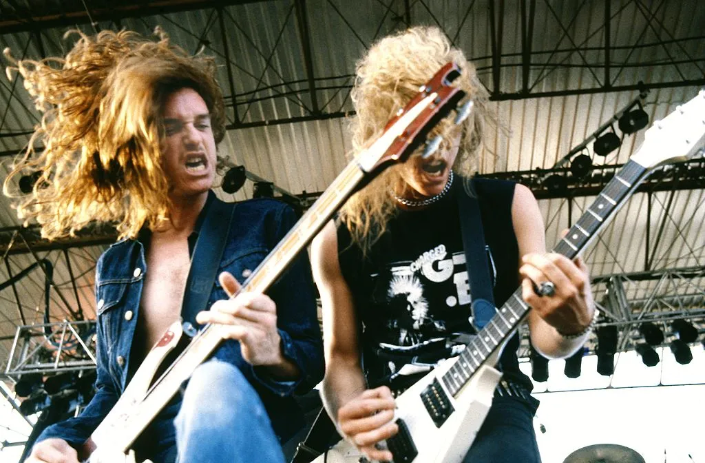cliff and james shredding in concert